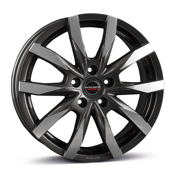 Borbet CW5 Mistral anthracite glossy polished R18 7.5J 5x108 ET45 - nuotrauka 1