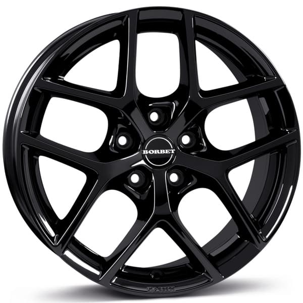 Borbet Y Black Glossy R18 8.5J 5x112 ET40 - nuotrauka 1