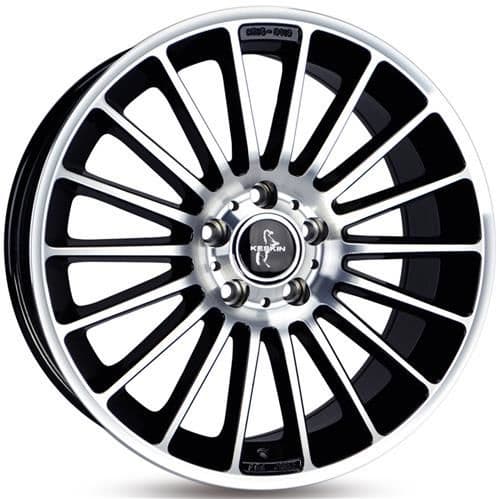 Keskin Tuning KT15 Black Front Polish R18 8J 5x112 ET45 - nuotrauka 1