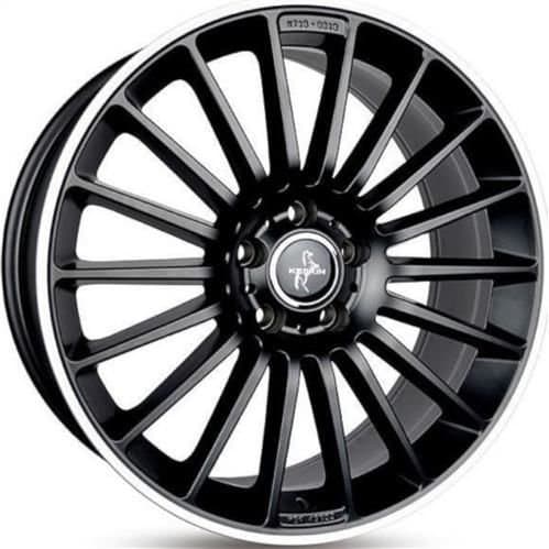 Keskin Tuning KT15 Matt Black Lip Polish R18 8J 5x112 ET30 - nuotrauka 1