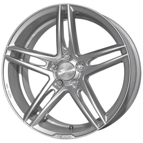 Brock B33 Kristallsilber R18 8J 5x120 ET38 - nuotrauka 1