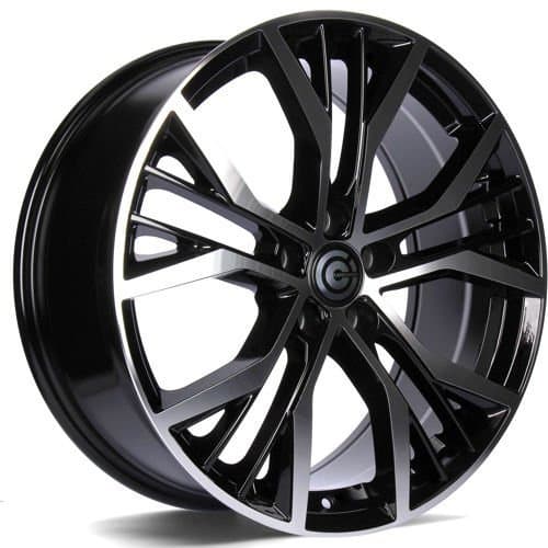 Carbonado Power Black Front Polished R18 8J 5x112 ET45 - nuotrauka 1