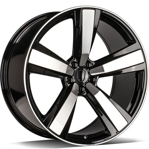 Carbonado PLAYER Black Front Polished R21 10J 5x112 ET19 - nuotrauka 1