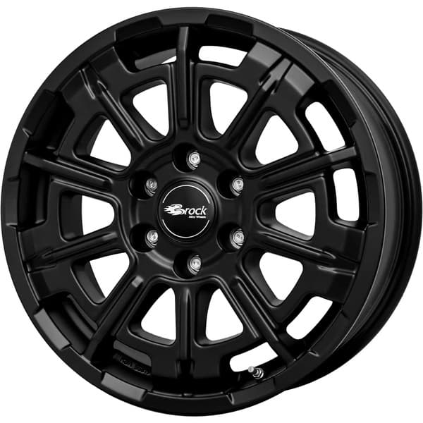 Brock B45 Satin Black Matt R17 7J 6x130 ET60 - nuotrauka 1