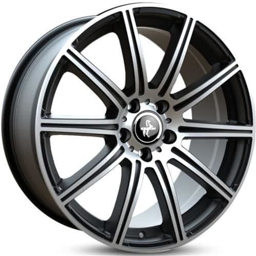 Keskin Tuning KT16 Black Front Polish R18 8J 5x112 ET30 - nuotrauka 1