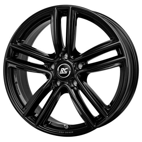 RC-Design RC27 Schwarz Lackiert R17 6.5J 5x112 ET41 - nuotrauka 1
