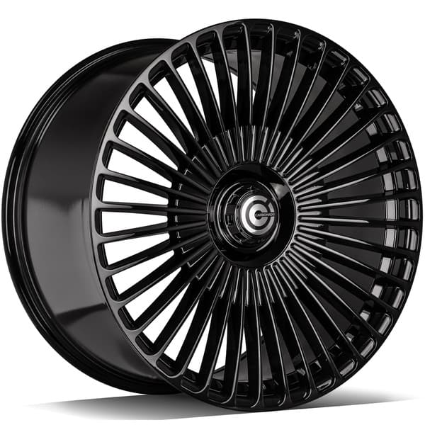 Carbonado Hurricane Black Glossy R21 10J 5x112 ET50 - nuotrauka 1