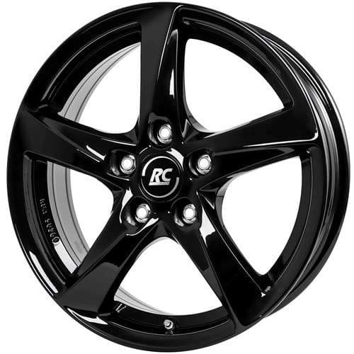 RC-Design RC30 Schwarz Glanz R15 6J 5x112 ET43 - nuotrauka 1