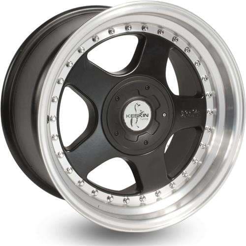 Keskin Tuning KT1 Black lip polish R18 10J 5x100/112 ET25 - nuotrauka 1