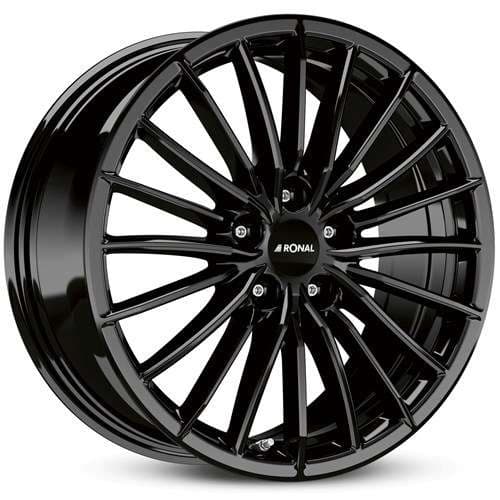 Ronal R68 Jetblack R18 8J 5x112 ET43 - nuotrauka 1
