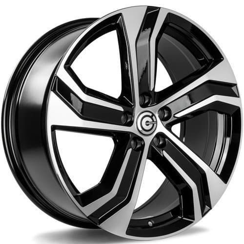 Carbonado Strike Black Front Polished R18 8J 5x108 ET45 - nuotrauka 1