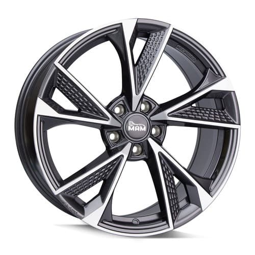 MAM RS6 Palladium Front Polish R18 8J 5x108 ET40 - nuotrauka 1