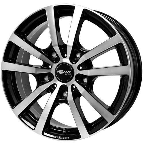 RC-Design RC25T Schwarz Glanz Voll-Poliert R16 6.5J 5x120 ET60 - nuotrauka 1