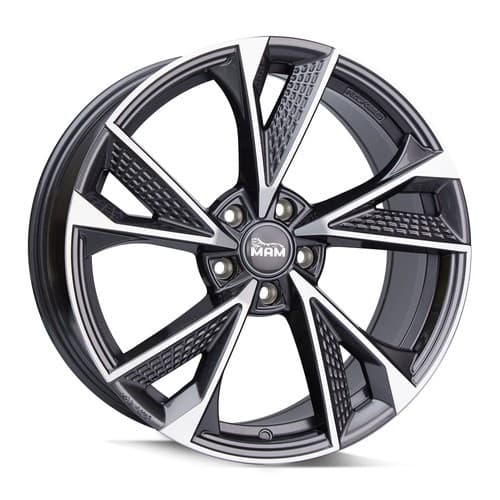 MAM RS6 Palladium front polish R19 8.5J 5x108 ET45 - nuotrauka 1