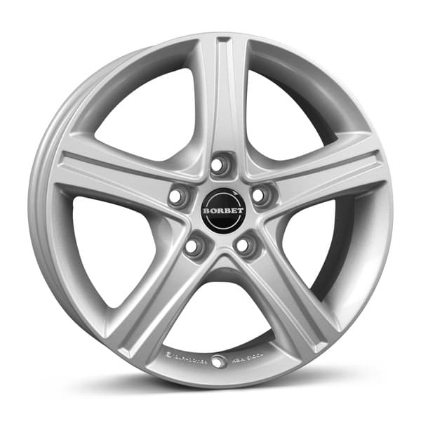 Borbet CWD Crystal silver R16 6.5J 5x112 ET52 - nuotrauka 1