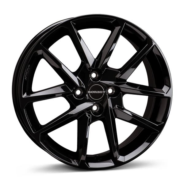 Borbet N Black Glossy R17 7J 4x108 ET32 - nuotrauka 1