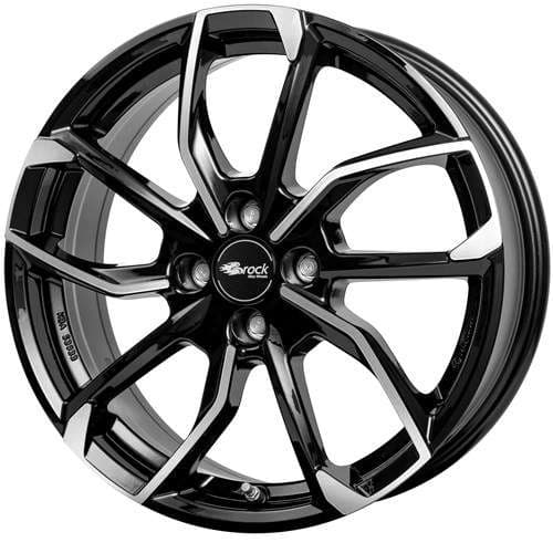 RC-Design RC34 Schwarz Front-Poliert R17 7J 4x108 ET32 - nuotrauka 1