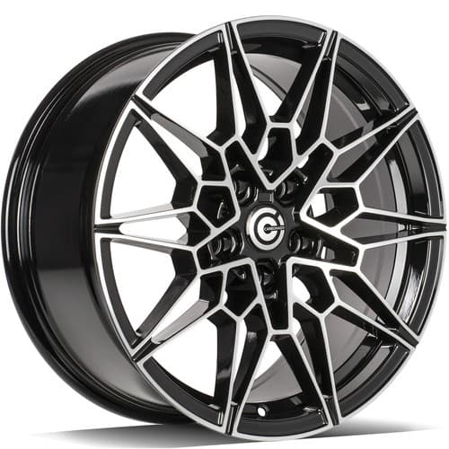 Carbonado Solid Black Front Polished R18 8J 5x120 ET30 - nuotrauka 1
