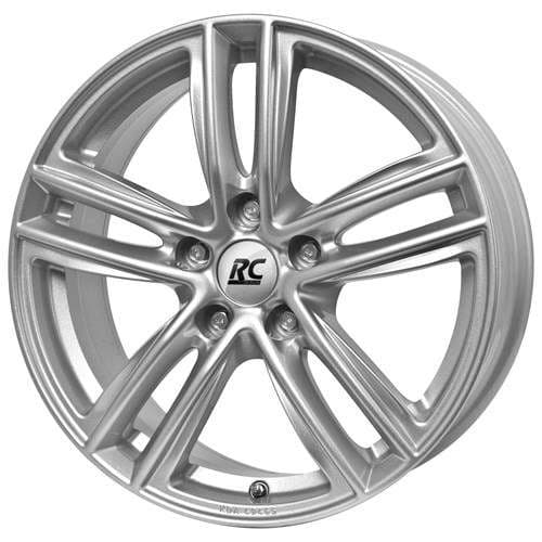 RC-Design RC27 Kristallsilber Lackiert R18 7J 5x114.3 ET40 - nuotrauka 1