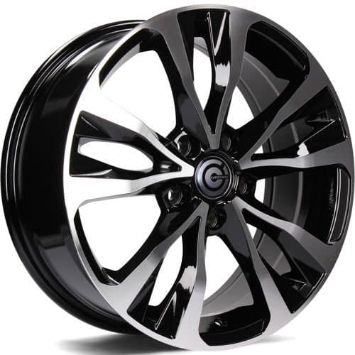 Carbonado Osaka Black Front Polished R17 7J 5x114.3 ET45 - nuotrauka 1
