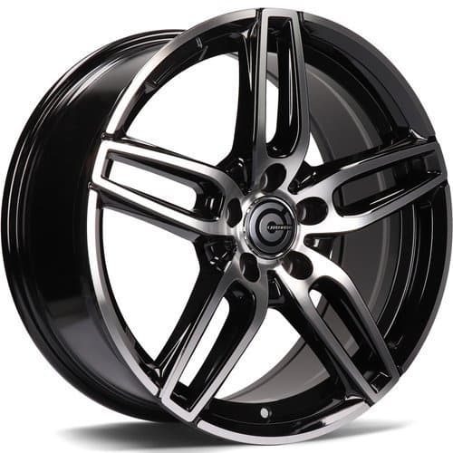 Carbonado Way Black Front Polished R19 9J 5x112 ET45 - nuotrauka 1