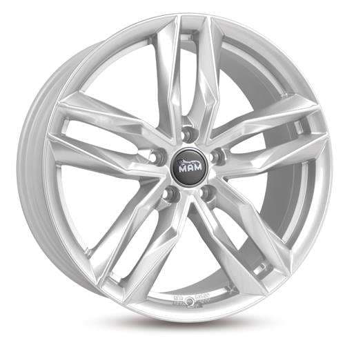 MAM RS3 Silver painted R18 8J 5x108 ET45 - nuotrauka 1
