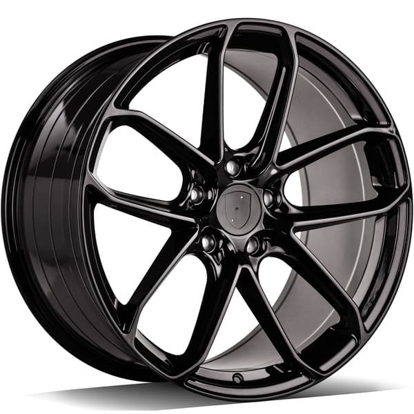 Carbonado Prime Black Glossy R21 9.5J 5x130 ET46 - nuotrauka 1