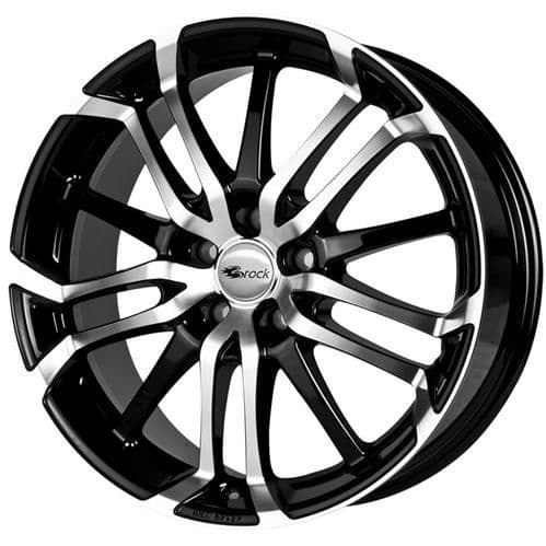 Brock B26 Schwarz Glanz Voll-Poliert R19 8.5J 5x120 ET35 - nuotrauka 1