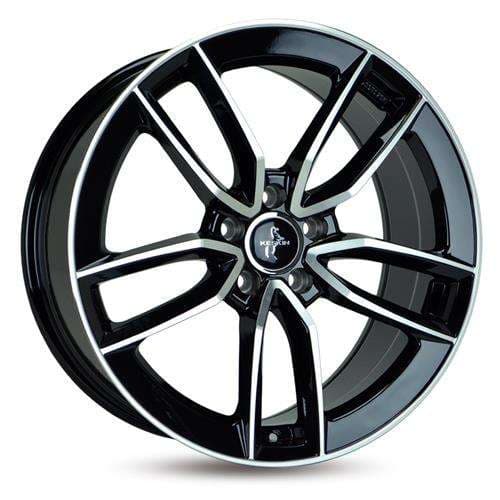 Keskin Tuning KT21 Black Front Polish R17 7.5J 5x108 ET45 - nuotrauka 1