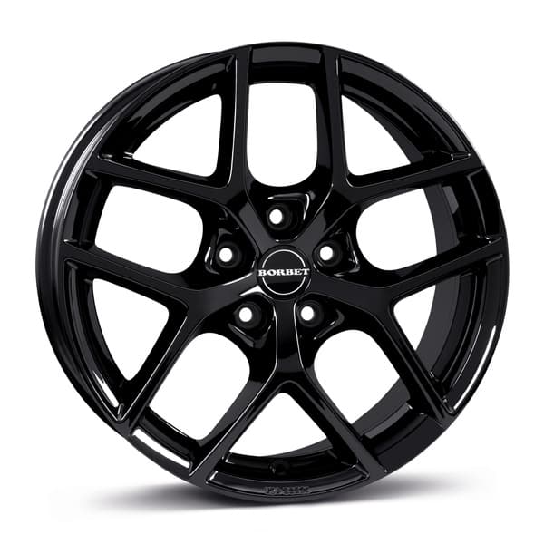 Borbet Y Black Glossy R18 8J 5x100 ET40 - nuotrauka 1