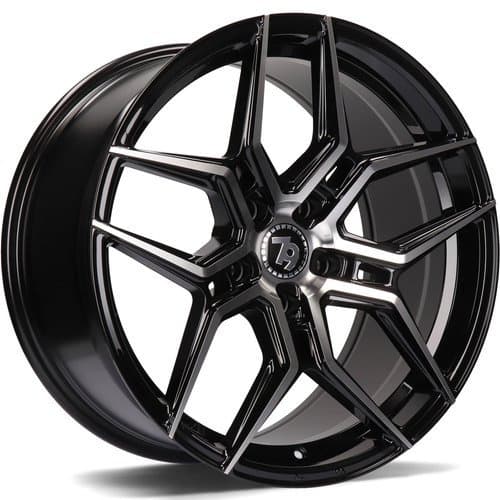 seventy9 SV-B Black Front Polished R18 8J 5x114.3 ET40 - nuotrauka 1