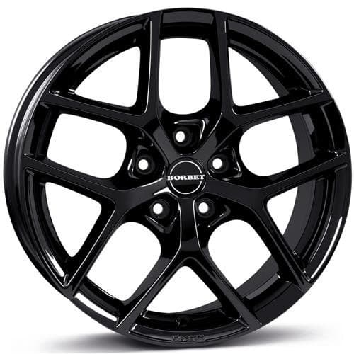 Borbet Y Black Glossy R19 8J 5x112 ET50 - nuotrauka 1