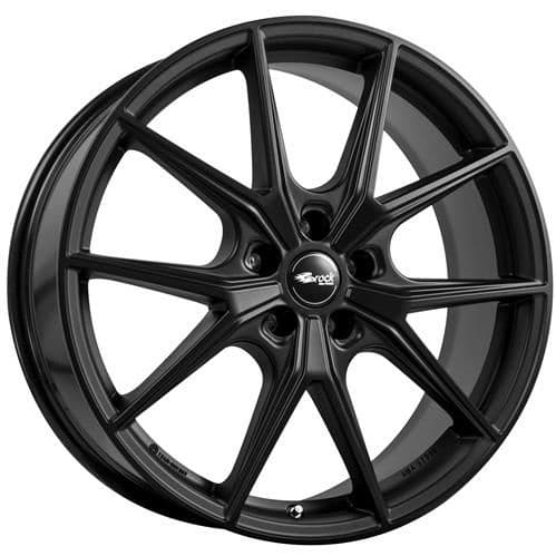 Brock B40 Satin Black Matt R20 8J 5x108 ET52.5 - nuotrauka 1