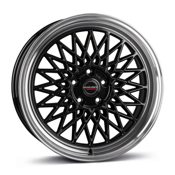 Borbet B Black Rim Polished R17 8J 5x112 ET45 - nuotrauka 1