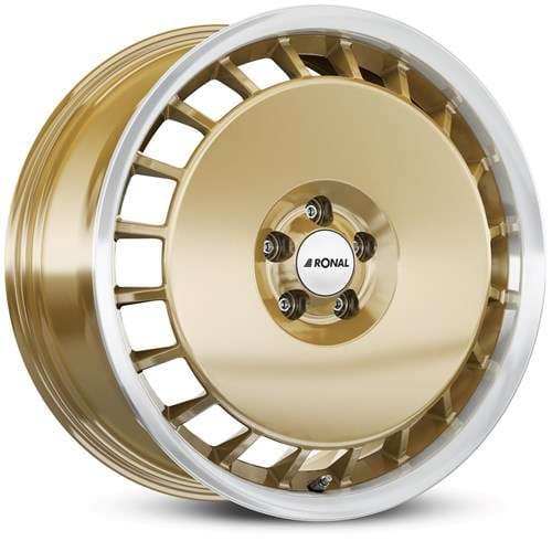 Ronal R50 Racing Gold-Hornkopiert R18 8J 5x100 ET35 - nuotrauka 1