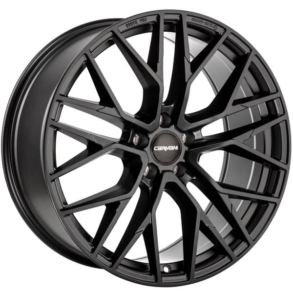 Carmani 20 Ludwig Black Matt R16 6.5J 5x114.3 ET45 - nuotrauka 1