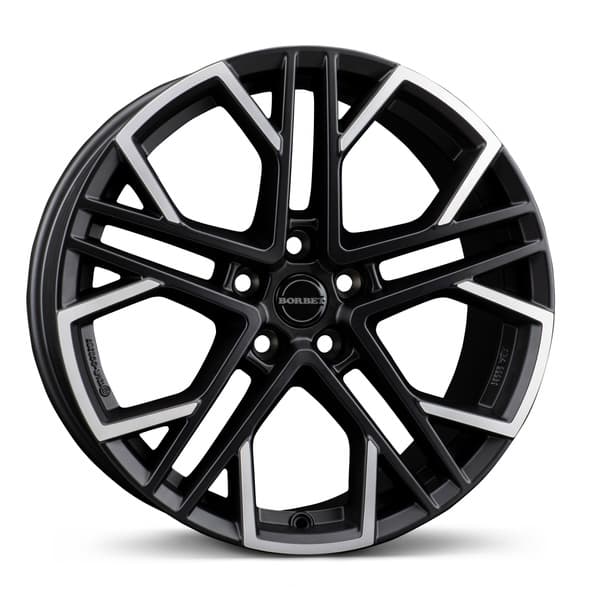 Borbet XV Black Polished Matt R19 9.5J 5x114.3 ET45 - nuotrauka 1