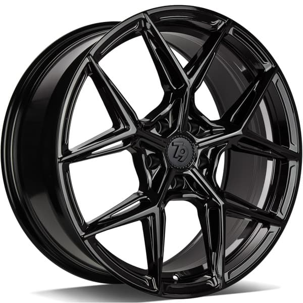 seventy9 SCF-B Black Glossy R18 8J 5x112 ET35 - nuotrauka 1