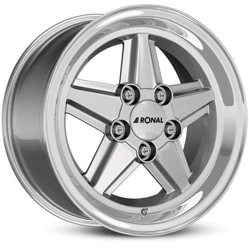 Ronal R9 Silber-Hornkopiert R15 7J 5x112 ET23 - nuotrauka 1
