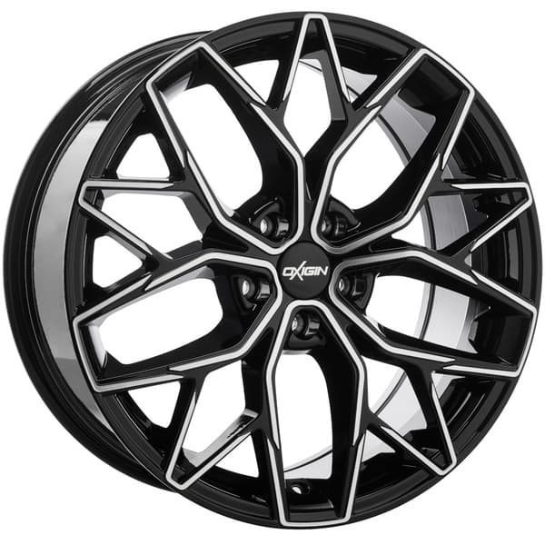 Oxigin 26 Oxid Black Full Polish R19 8.5J 5x114.3 ET45 - nuotrauka 1