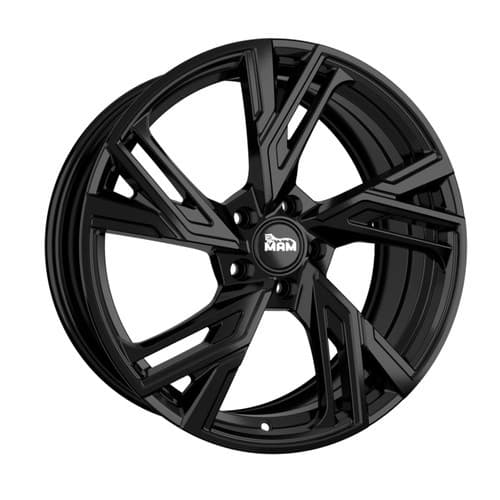 MAM RS5 Black painted R17 7.5J 5x120 ET35 - nuotrauka 1