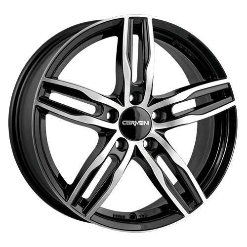 Carmani 14 Paul Black polished R16 6.5J 5x114.3 ET38 - nuotrauka 1