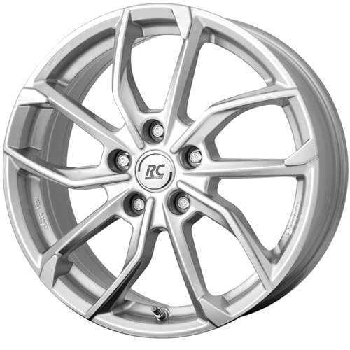 RC-Design RC34 Kristallsilber Lackiert R16 6J 5x100 ET50 - nuotrauka 1