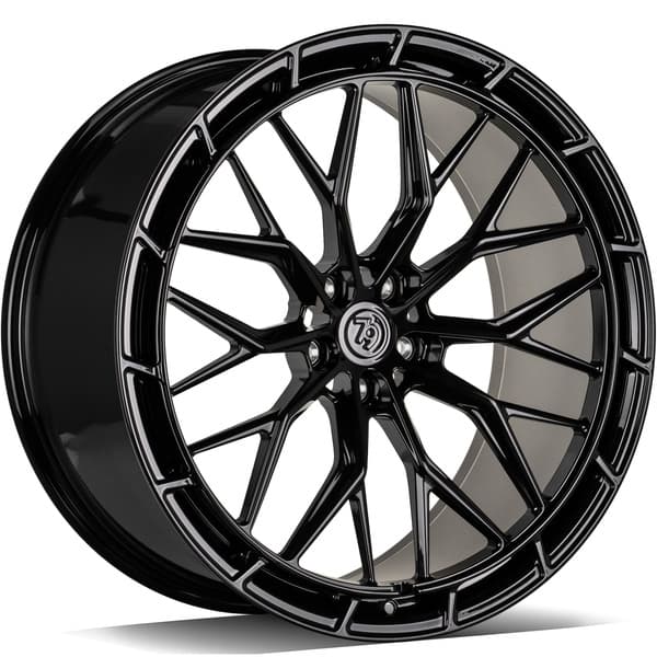 seventy9 MF.13 Black Glossy R21 9.5J 5x112 ET30 - nuotrauka 1