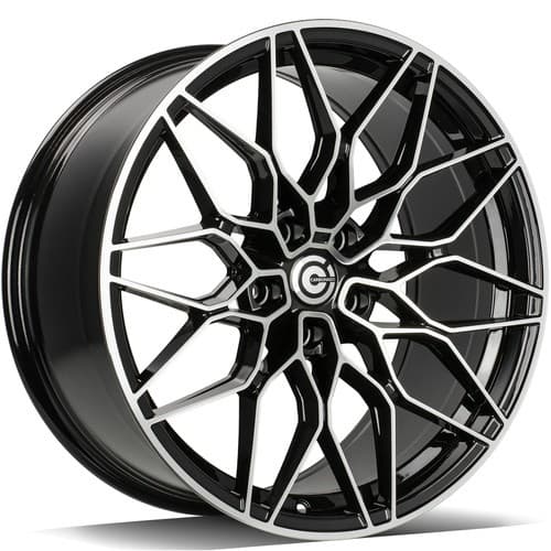 Carbonado Emerald Black Front Polished R18 8J 5x120 ET30 - nuotrauka 1