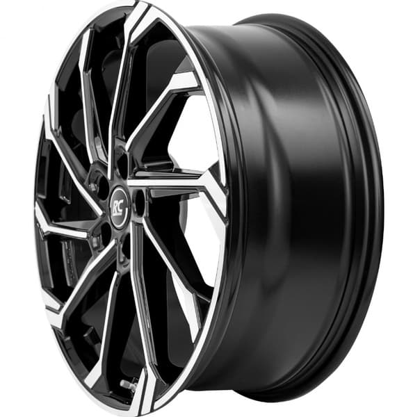 RC-Design RC36 Schwarz Front-Poliert R20 7.5J 5x114.3 ET45 - nuotrauka 1