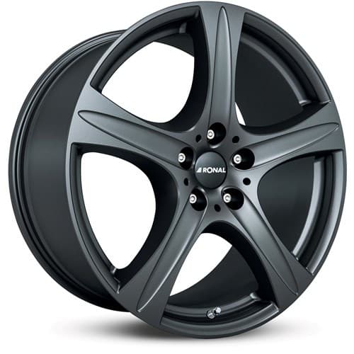 Ronal R56 Mattschwarz R19 7.5J 5x112 ET45 - nuotrauka 1