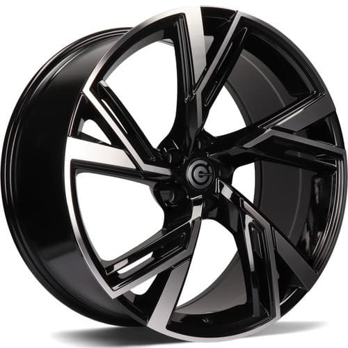 Carbonado Rich Black Front Polished R18 8J 5x112 ET45 - nuotrauka 1