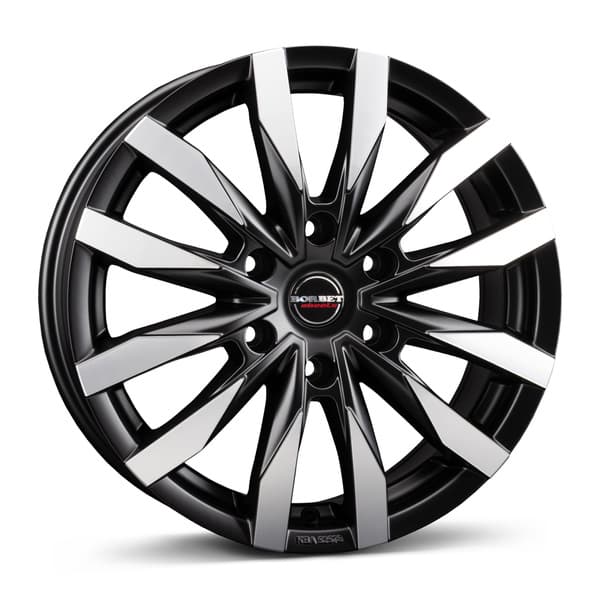 Borbet CW6 Black Polished Matt R18 7.5J 6x139.7 ET35 - nuotrauka 1