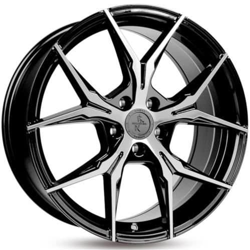 Keskin Tuning KT19 Black Front Polish R19 8.5J 5x120 ET35 - nuotrauka 1